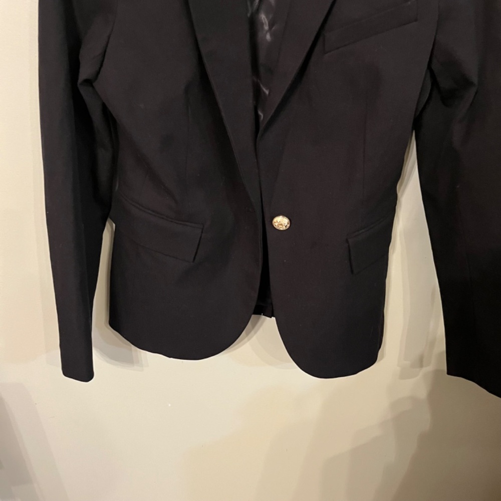 NWT Derek Lam 10 Crosby Allie Peak Lapel Blazer/Size 6/Midnight color - Picture 6 of 9